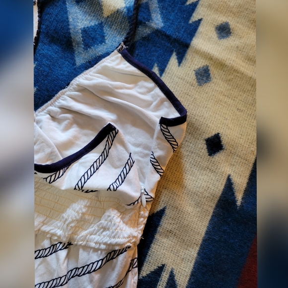 ⚓ Nautical blue and white tank top - Picture 5 of 7